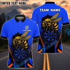 BlueJose Darts Bee Hunter Style Personalized Name, Team Name Shirt (4 Colors)