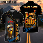BlueJose Darts & Beer That's Why I'm Here Personalized Name Shirt