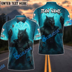 BlueJose Darts Werewolf Moon Personalized Name, Team Name Shirt (4 Colors)
