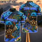 BlueJose Darts Funny Graffiti Cool Aim Crew Multicolor Options Personalized Name Shirt (4 Colors)
