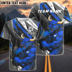 BlueJose Darts Red Bull Dartboard Fighter Strength Customized Name, Team Name 3D Shirt (4 Colors)