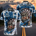 BlueJose Darts Bulldog Barricade Personalized Name, Team Name Shirt (4 Colors)