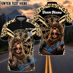 BlueJose Darts Leopard Cool Girl Street Style Personalized Name Shirt