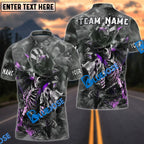 BlueJose Darts Skeleton Gunslinger Customized Name, Team Name 3D Shirt (4 Colors)