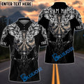 BlueJose Darts Viking Warrior Twin Wolves Dartboard Personalized Name Shirt