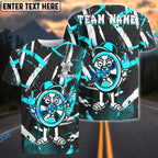 BlueJose Darts Funny Cartoon Dartboard Customized Name, Team Name 3D Shirt (4 Colors)