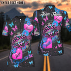 BlueJose Darts Butterfly Heart Chain Zebra Lips Dartboard Personalized Name Shirt