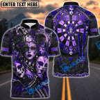 BlueJose Darts Joker Mask Dartboard Casino Style Multicolor Options Personalized Name Shirt (4 Colors)