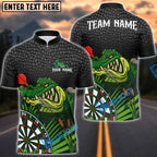 BlueJose Darts Alligator Customized Name, Team Name 3D Shirt (4 Colors)