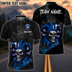 BlueJose Darts Joker Skull Master Personalized Name, Team Name Shirt (4 Colors)