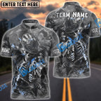 BlueJose Darts Skeleton Gunslinger Customized Name, Team Name 3D Shirt (4 Colors)