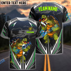 BlueJose Darts Lightning Turtle Customized Name, Team Name 3D Shirt (4 Colors)