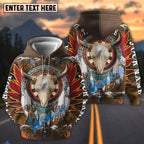BlueJose Darts Native American Skull Personalized Name, Team Name Shirt