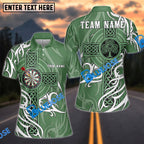 BlueJose Darts Irish Cross St Patrick Day Personalized Name Shirt