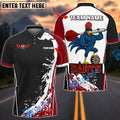 BlueJose Darts Strong Rooster Personalized Name, Team Name Shirt (4 Colors)