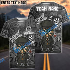 BlueJose Darts Graffiti By The Order Of Peaky B Personalized Name, Team Name Unisex Shirt (4 Colors)