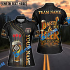BlueJose Darts & Beer That's Why I'm Here Personalized Name Shirt