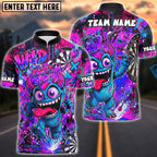 BlueJose Darts Crazy Monster Graffiti Personalized Name, Team Name Unisex Shirt (4 Colors)