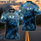BlueJose Darts Nordic Wolf Runes Thunder Theme Multicolor Options Personalized Name Shirt (4 Colors)