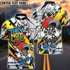 BlueJose Darts Dartboard Urban Graffiti Character They Not Like Us Multicolor Options Personalized Name Shirt (6 Colors)