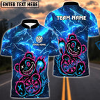 BlueJose Darts Wild Bear with Dartboard Multicolor Options Personalized Name Shirt (4 Colors)