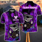 BlueJose Darts Shark Graffiti Neon Style Customized Name, Team Name 3D Shirt (4 Colors)