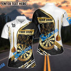 BlueJose Darts Champion Golden Personalized Name, Team Name Shirt (4 Colors)