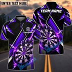 BlueJose Darts Thunder Sport Theme Personalized Name, Team Name Unisex Shirt (4 Colors)