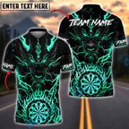 BlueJose Darts Golden Dragon Customized Name, Team Name 3D Shirt (4 Colors)