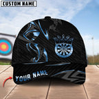 BlueJose Darts Crown Golden Luxury Pattern Personalized Name Cap (6 Colors)