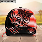 BlueJose Darts Golden Flame Pattern Personalized Name Cap (6 Colors)