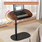 Portable Adjustable Folding Side Table/Laptop Desk, for Home Office, Coffee Table, Bedside Sofa, Office Reception Area, Mother's