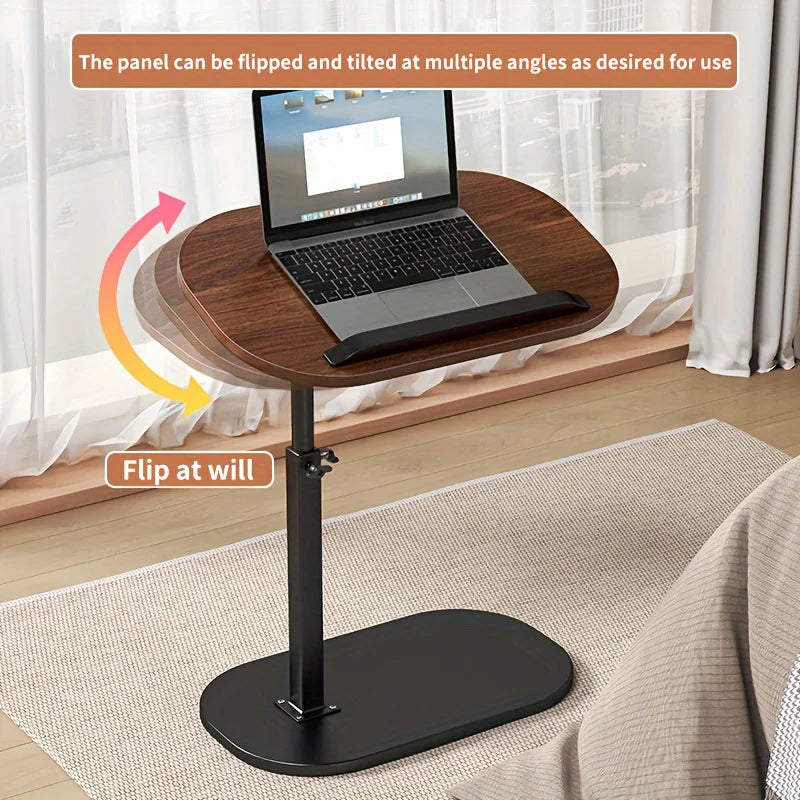 Portable Adjustable Folding Side Table/Laptop Desk, for Home Office, Coffee Table, Bedside Sofa, Office Reception Area, Mother's