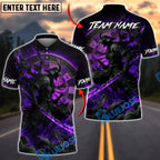 BlueJose Darts Dark Flame Samurai Warrior Dartboard Multicolor Options Personalized Name Shirt (4 Colors)