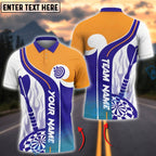 BlueJose Darts Flame Basic For Team Design Customized Name, Team Name 3D Shirt (4 Colors)