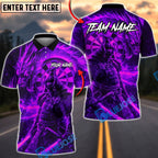 BlueJose Darts Fire Dragon Samurai Dartboard Fantasy Multicolor Options Personalized Name Shirt (4 Colors)