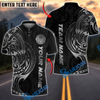 BlueJose Darts Gold Tribal Tattoo Dartboard Personalized Name, Team Name Unisex Shirt (6 Colors)