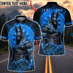 BlueJose Darts Anubis Egyptian Gold Mystic Design Multicolor Options Personalized Name Shirt (6 Colors)