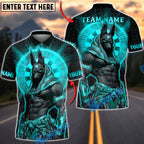 BlueJose Darts Anubis Egyptian Gold Mystic Design Multicolor Options Personalized Name Shirt (6 Colors)