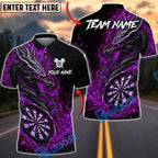 BlueJose Darts Mythical Dragon Dart Champion Personalized Name, Team Name Unisex Shirt (4 Colors)