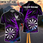 BlueJose Darts Dynamic Energy Burst Personalized Name, Team Name Unisex Shirt (4 Colors)