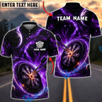 BlueJose Darts Galaxy Dartboard Bullseye Personalized Name, Team Name Unisex Shirt (4 Colors)