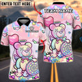 BlueJose Darts Angel Bear Pastel Fantasy Personalized Name Shirt
