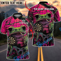 BlueJose Darts Smoking Frog Graphic Personalized Name Shirt