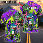 BlueJose Darts Graffiti Shark Zombie Streetwear Personalized Name, Team Name Unisex Shirt (4 Colors)