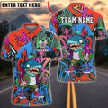 BlueJose Darts Graffiti Shark Zombie Streetwear Personalized Name, Team Name Unisex Shirt (4 Colors)