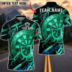 BlueJose Darts Dartboard Bullseye Elite Aim Personalized Name, Team Name Unisex Shirt (6 Colors)