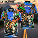 BlueJose Darts Hamster Graffiti Streetwear Personalized Name, Team Name Unisex Shirt (4 Colors)