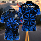 BlueJose Darts Panther Lightning Dartboard Personalized Name, Team Name Unisex Shirt (6 Colors)