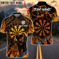 BlueJose Darts Panther Lightning Dartboard Personalized Name, Team Name Unisex Shirt (6 Colors)